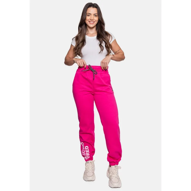Calça Ecko Moletom Feminina Rosa Pink Flash - M