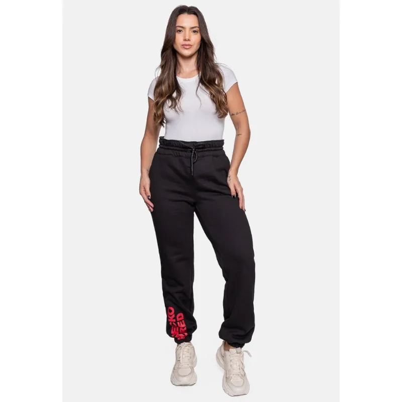 Calça Ecko Moletom Feminina Preta - P