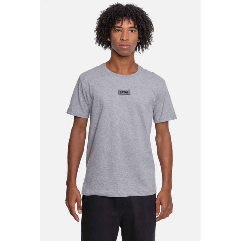 Camiseta Fatal Estampada Cinza Mescla - G