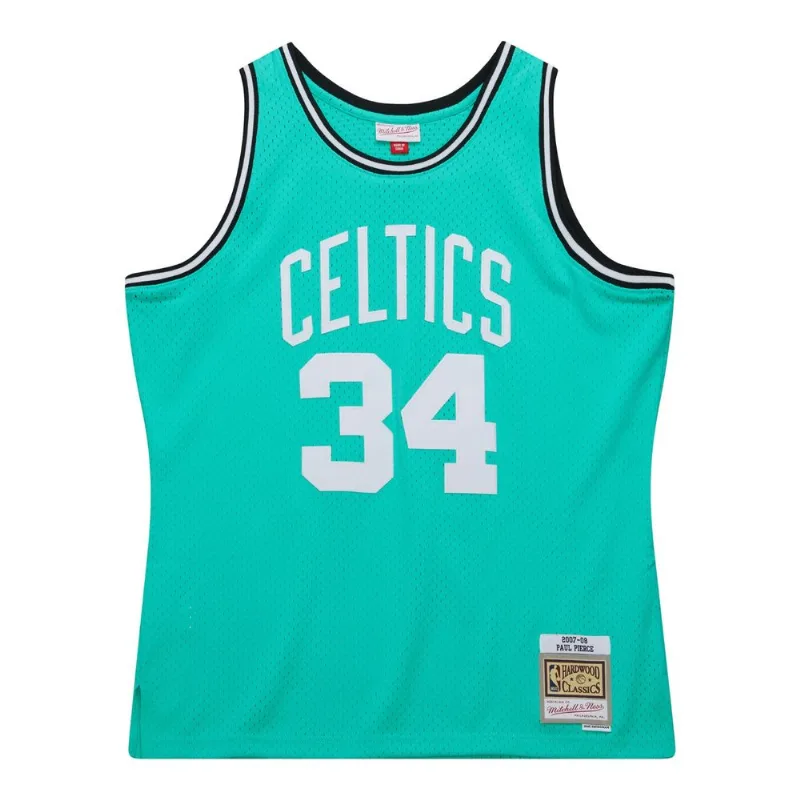 Regata Mitchell & Ness Cool Blue Swingman Jersey Boston Celtics 2007-08 Paul Pierce Verde - XGG