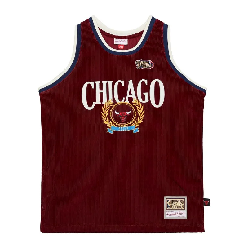 Regata Mitchell & Ness Jersey Collegiate Fashion Chicago Bulls 1997 Dennis Rodman Vermelha - P