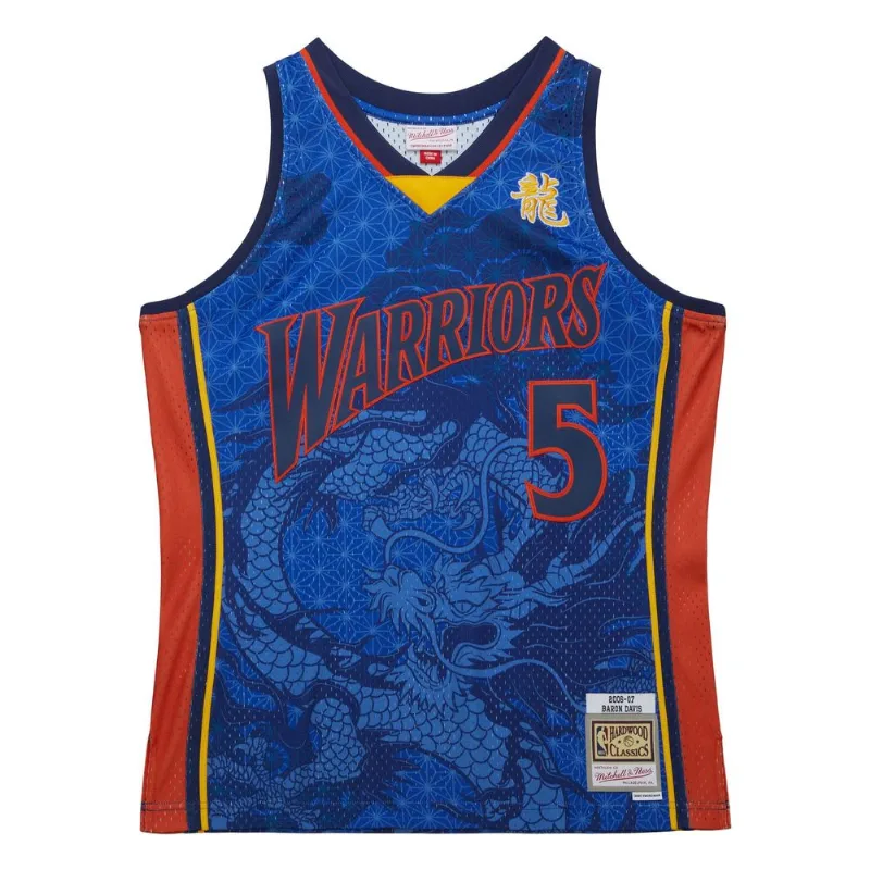 Regata Mitchell & Ness Asian Heritage 6.0 Fashion Swingman Jersey Golden State Warriors 2006-07 Baron Davis Branca - GG