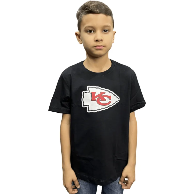 Camiseta Nfl Juvenil Kansas City Chiefs Logo