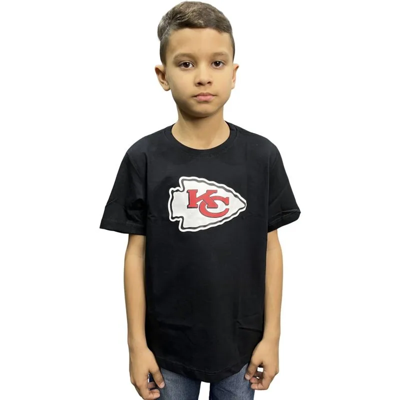 Camiseta nfl juvenil kansas city chiefs logo