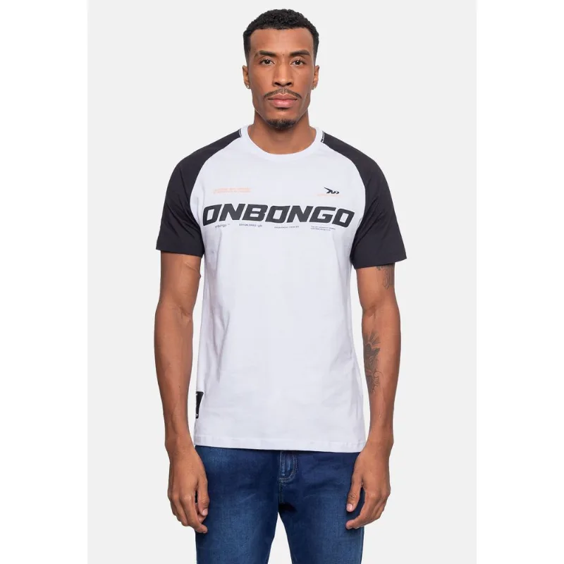 Camiseta Onbongo Raglan Doom Branca - GG