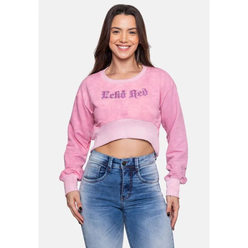 Moletom Ecko Feminino Spice Rosa - P