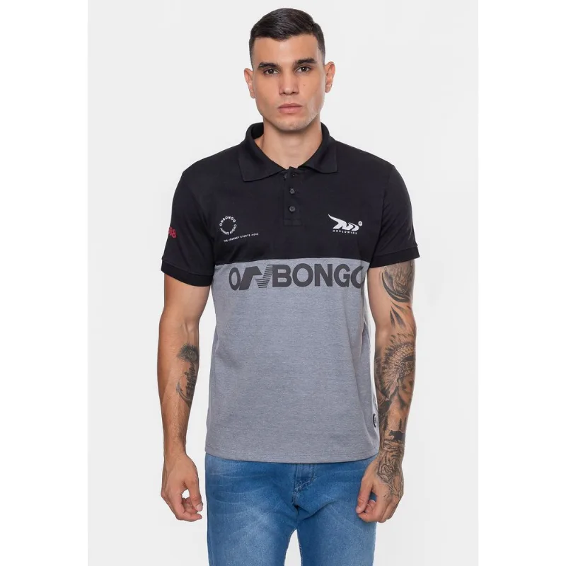 Camisa Polo Onbongo Piquet Masculina Beam Cinza Mescla Camisa Onbongo Polo Piquet Masculina Beam Cinza Mescla - M