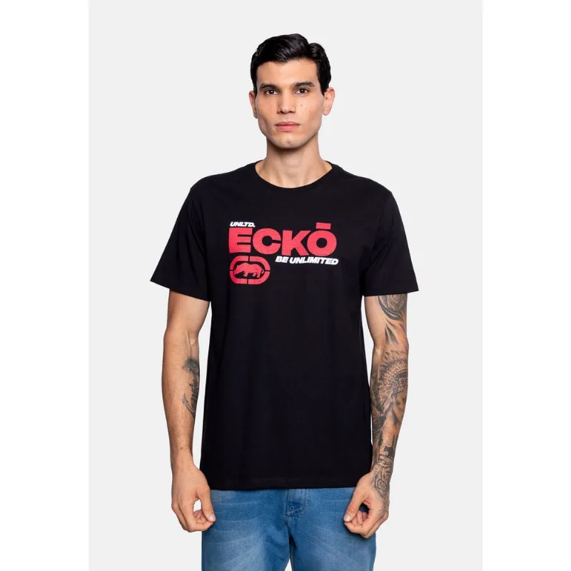 Camiseta Ecko Estampada Preta - M