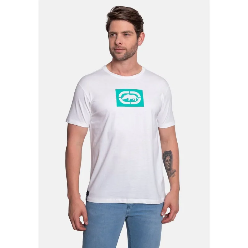 Camiseta Ecko Estampada Branca - P
