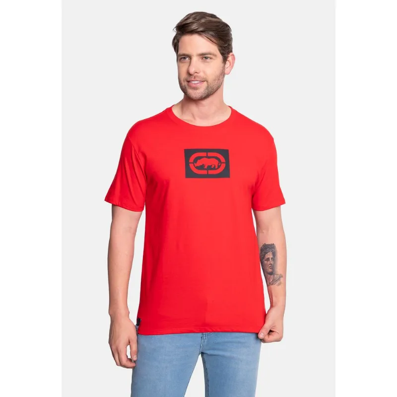 Camiseta Ecko Estampada Vermelha - GG