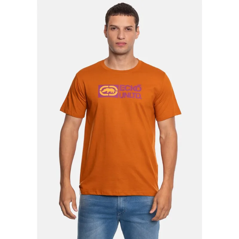 Camiseta Ecko Estampada Caramelo - P