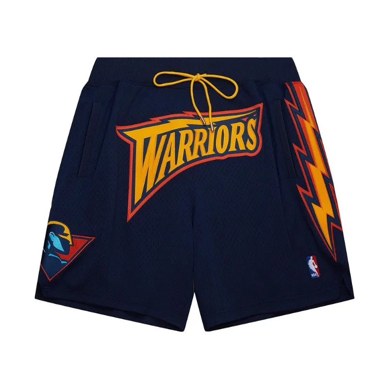 Shorts Mitchell & Ness Just Don 7 Inch Golden State Warriors Azul Marinho - XGG