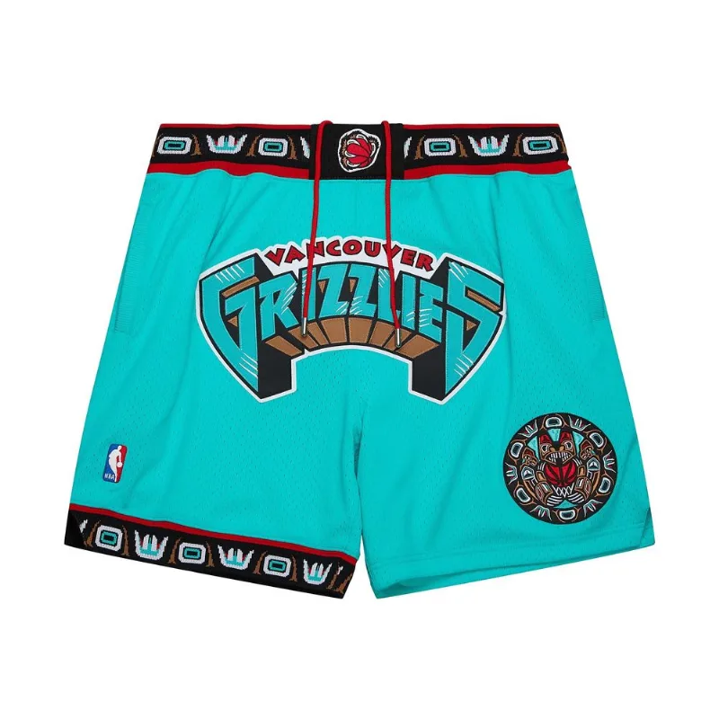 Shorts Mitchell & Ness Just Don 7 Inch Vancouver Grizzlies Verde - G
