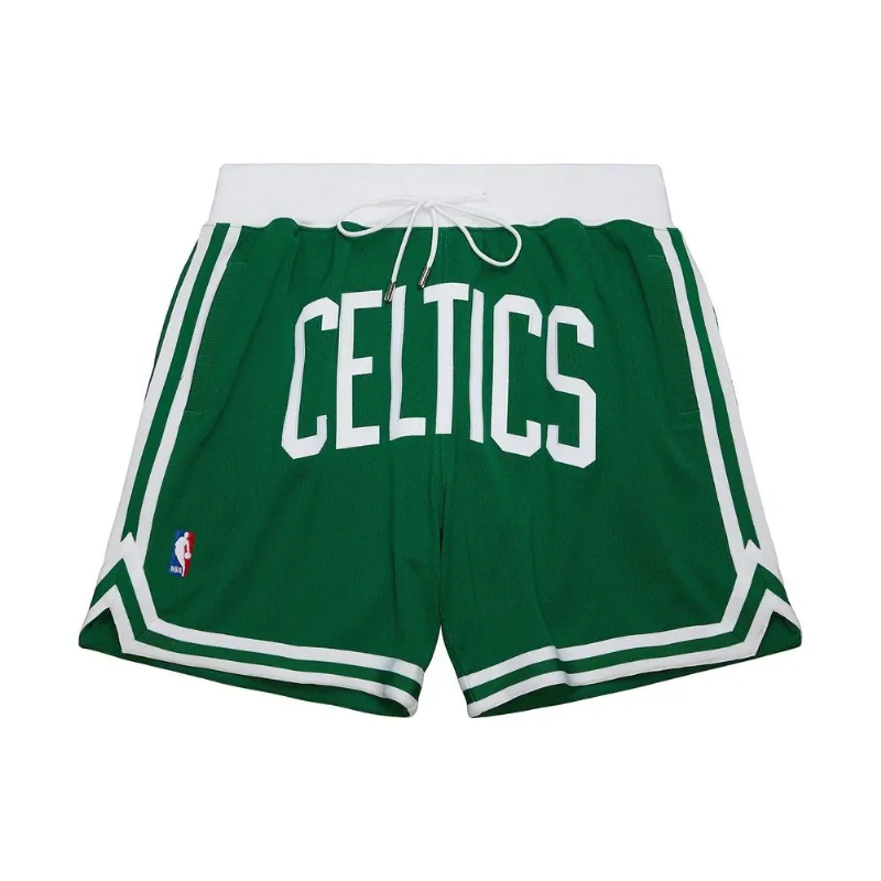 Shorts Mitchell & Ness Just Don 7 Inch Boston Celtics Verde - GG