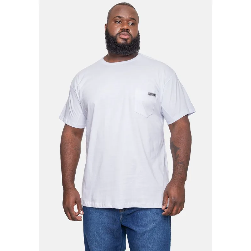 Camiseta Fatal Fashion Basic Plus Size Branca - Plus M