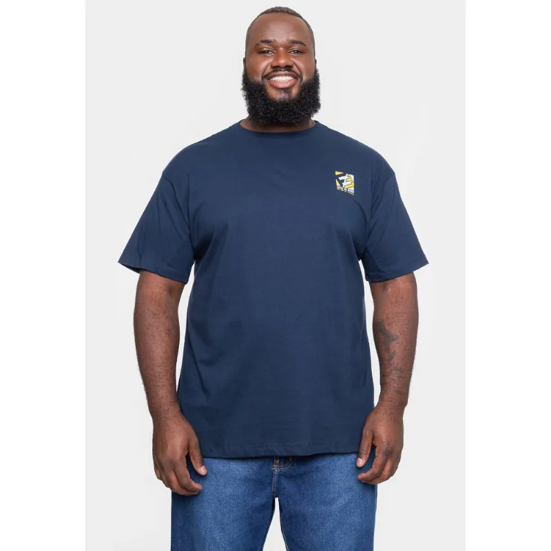 Camiseta Fatal Plus Size Climber Marinho Navy Hipnose - Plus G