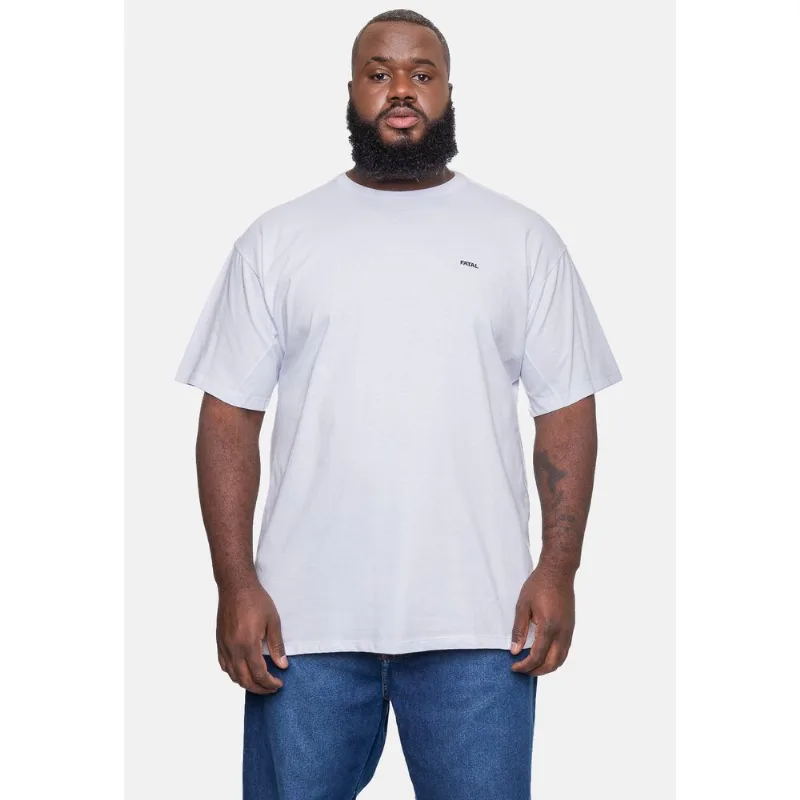 Camiseta Fatal Masculina Plus Size Fashion Basic Branca - Plus P