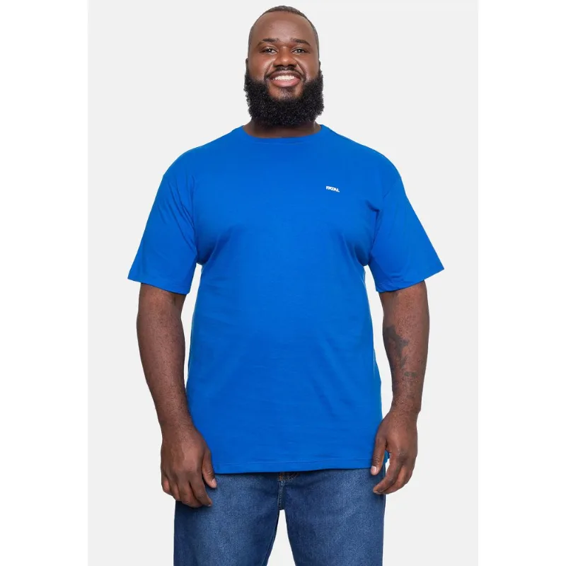 Camiseta Fatal Masculina Plus Size Fashion Basic Azul Royal - Plus M