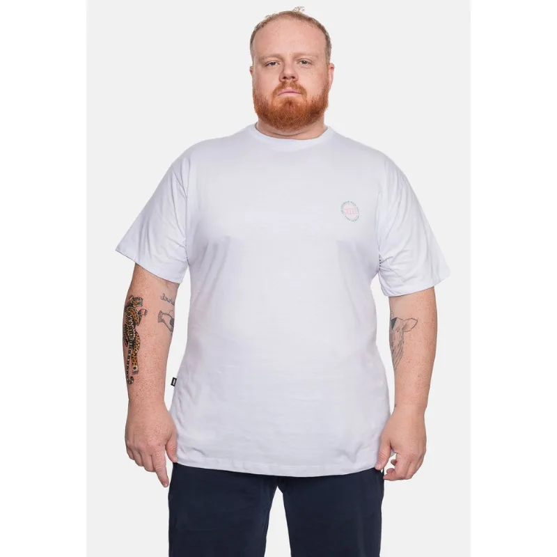 Camiseta HD Plus Size Explorer Branca - Plus P