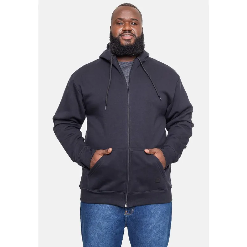 Moletom HD Canguru Plus Size Fashion Basic Preto - Plus G