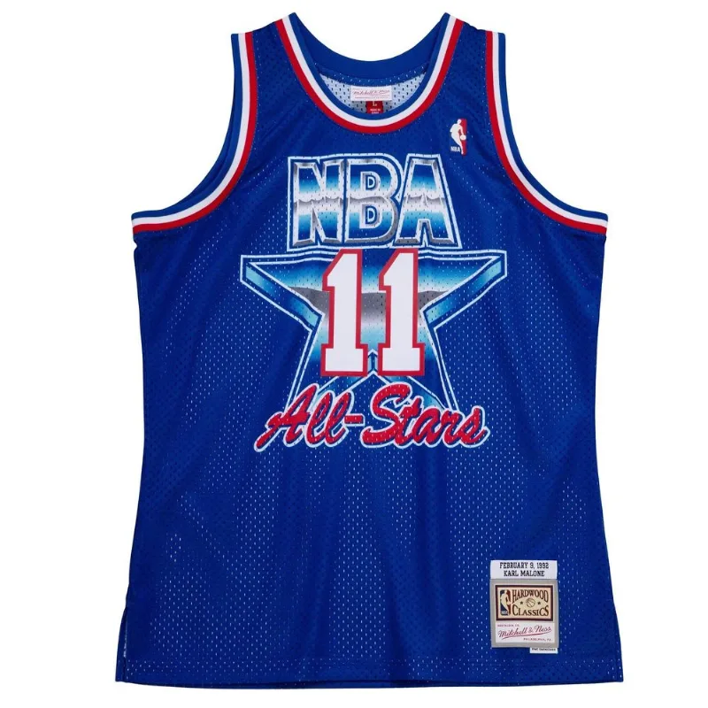 Regata Mitchell & Ness All Star West Swingman Jersey 1992-93 Karl Malone Azul Royal - M