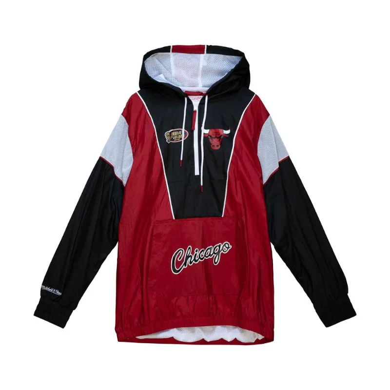Jaqueta Mitchell & Ness Windbreaker NBA Highlight Reel Chicago Bulls Vermelha - P