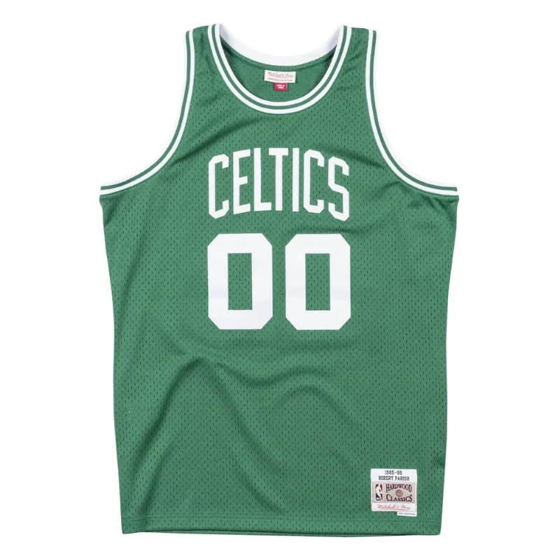 Regata Mitchell & Ness Swingman Jersey Boston Celtics 1985-86 Robert Parish Verde - P