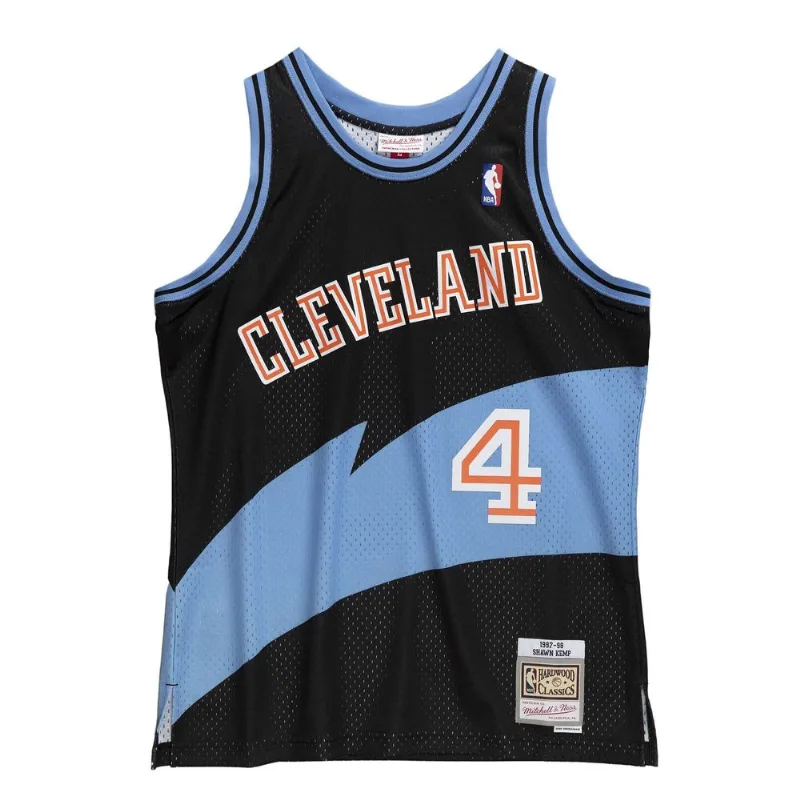 Regata Mitchell & Ness Swingman Jersey Cleveland Cavaliers 1997-98 Shawn Kemp Preta - M
