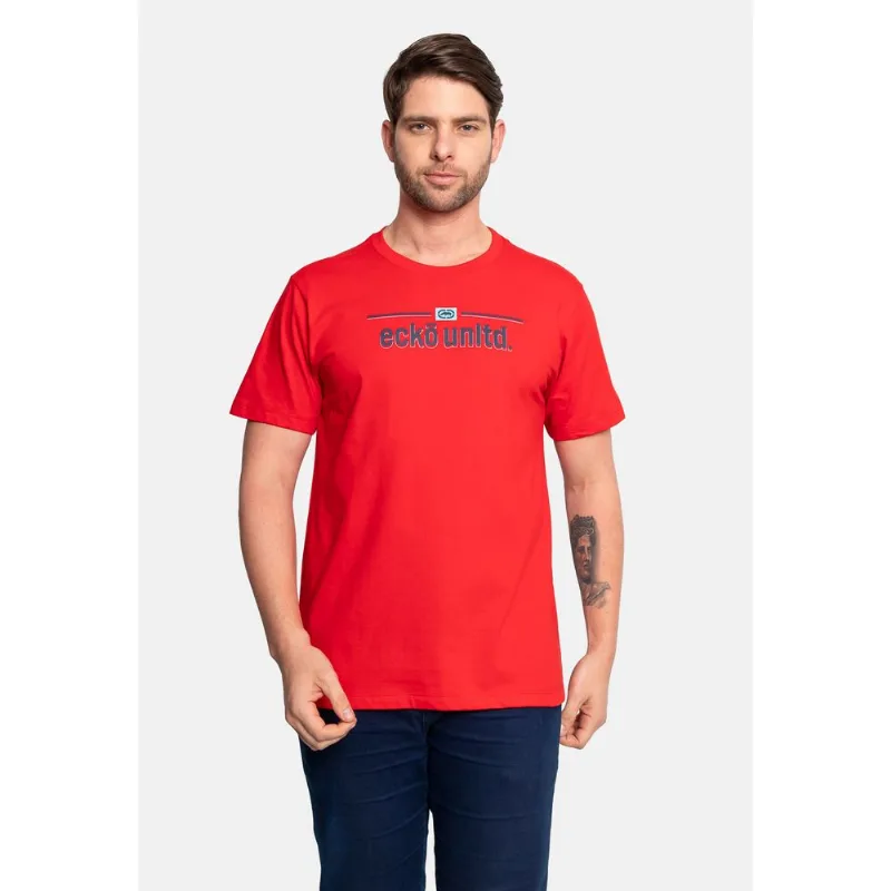 Camiseta Ecko Estampada Vermelha - P