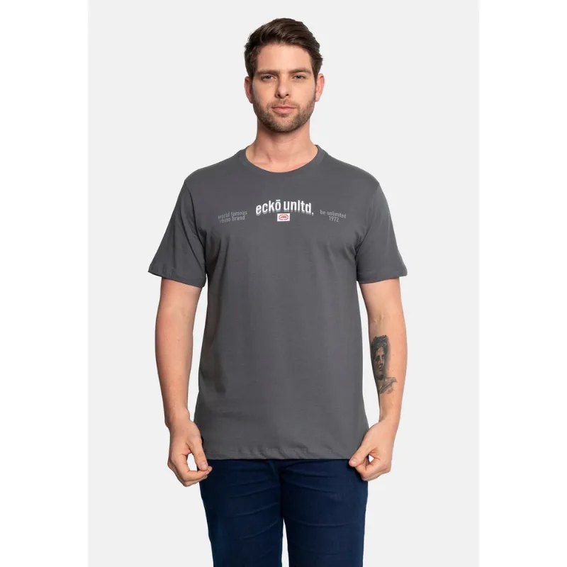 Camiseta Ecko Masculina Minimals Cinza - M