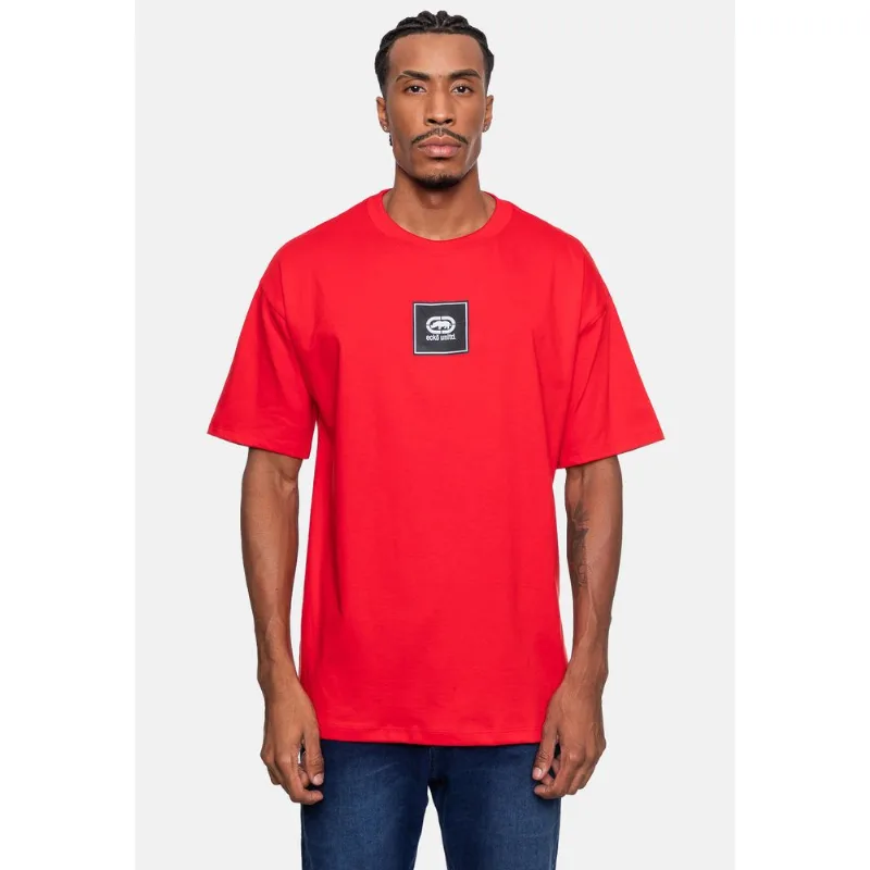 Camiseta Ecko Fashion Basic Masculina Oversized Vermelha - GG