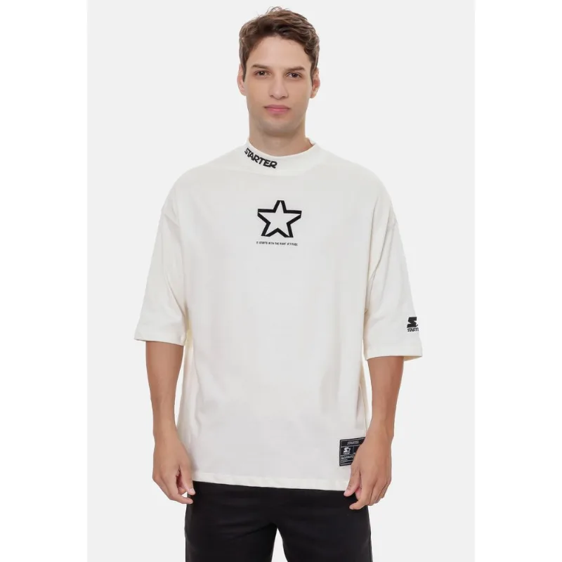 Camiseta Starter Oversize Especial Off White - GG