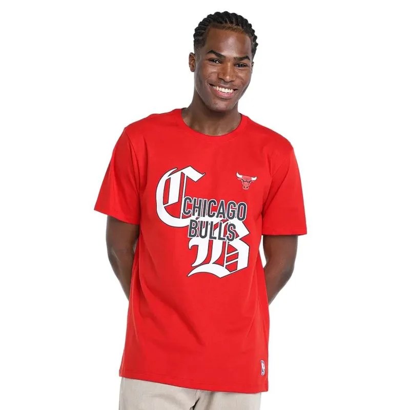Camiseta nba masculina chicago bulls initials