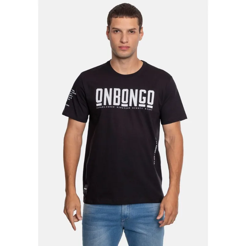 Camiseta Onbongo Estampada Preta - G