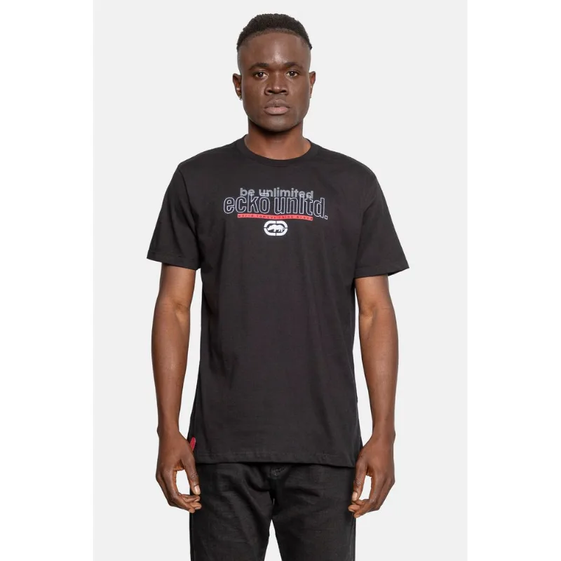Camiseta Ecko Masculina Streth Preta - GG
