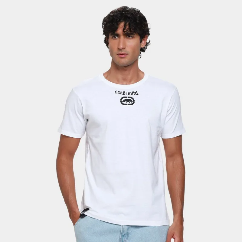 Camiseta Ecko Dvg Masculina - Masculino - Branco