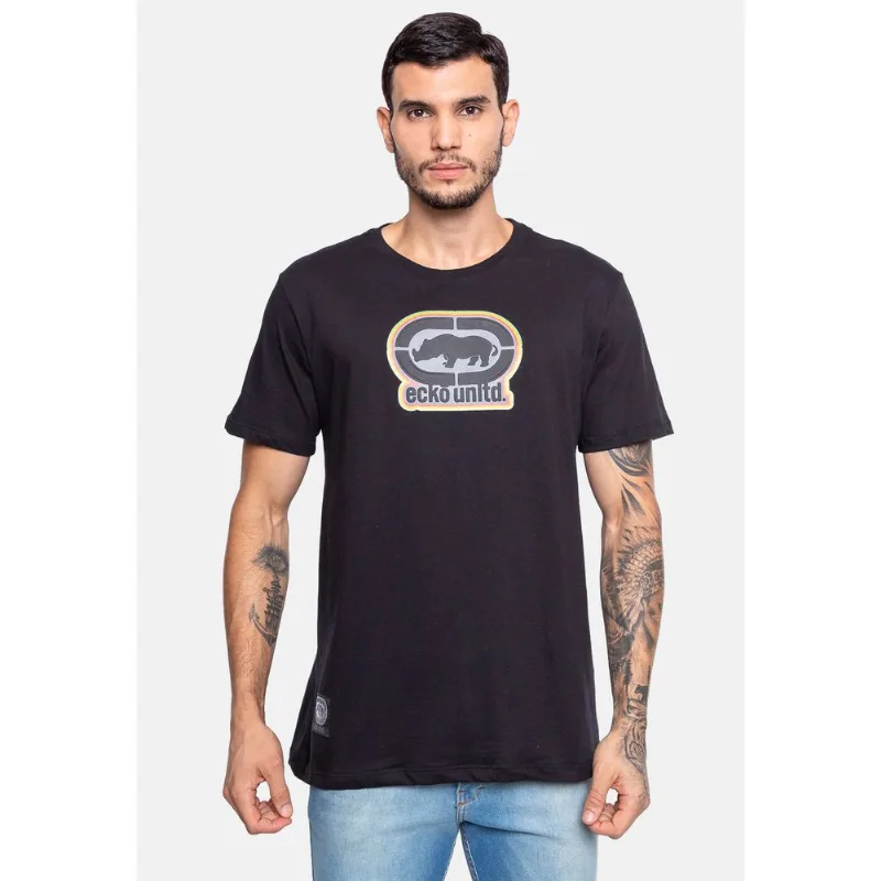 Camiseta Ecko Estampada Preta - G