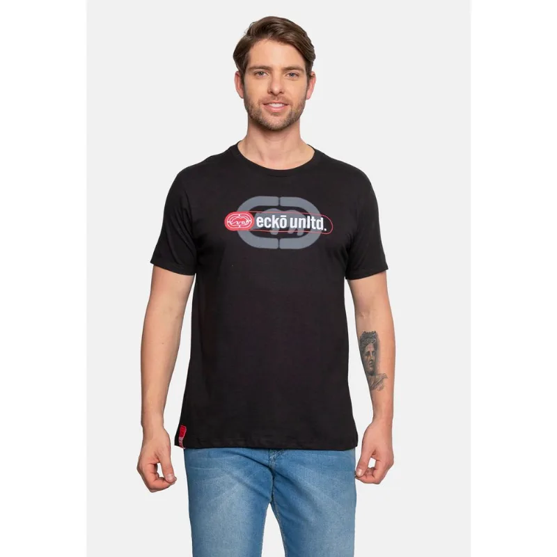 Camiseta Ecko Estampada Preta - GG