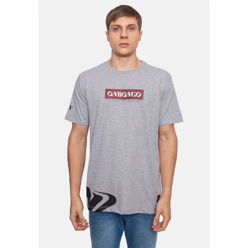 Camiseta Onbongo Estampada Cinza - GG