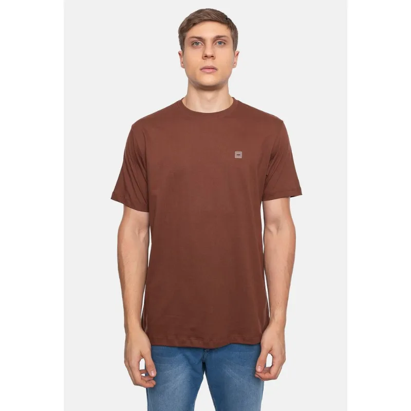 Camiseta HD Estampada Marrom - G