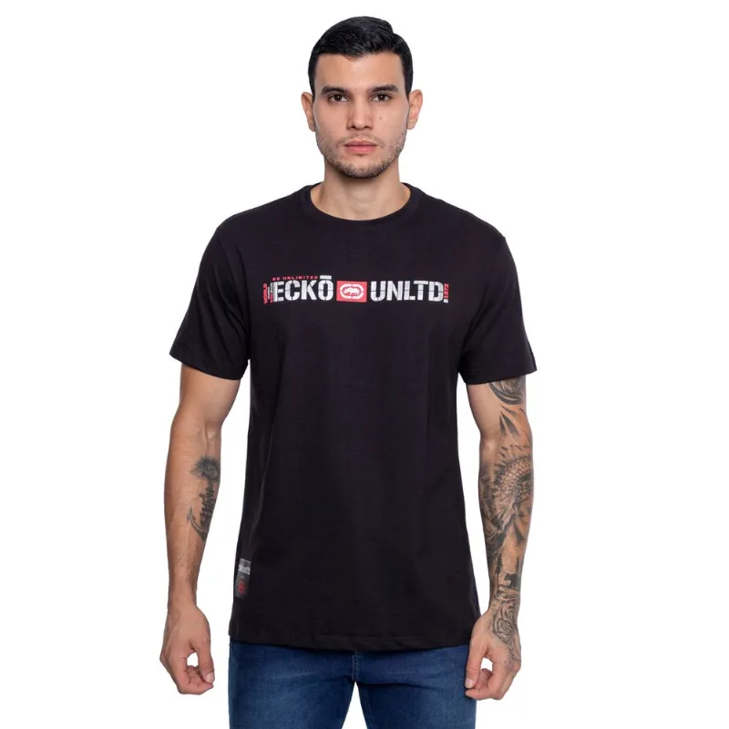 Camiseta Ecko Estampada Preta - M
