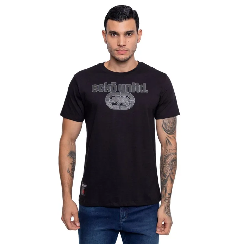 Camiseta Ecko Estampada Preta - GG