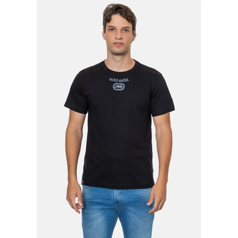 Camiseta Ecko Estampada Preta - GG