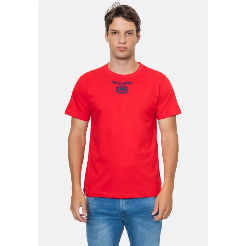 Camiseta Ecko Estampada Vermelha - GG