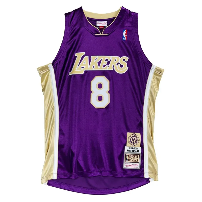 Regata Mitchell & Ness Hardwood Classics Authentic Swingman Jersey Los Angeles Lakers 1996-2016 Kobe Bryant Roxa - 2XL