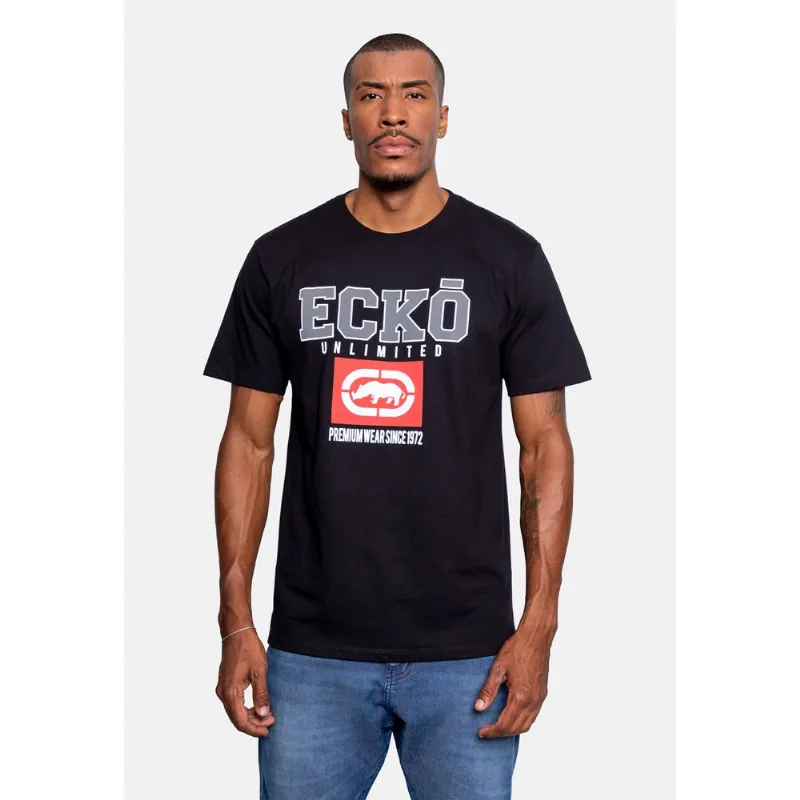 Camiseta Ecko Estampada Preta - G