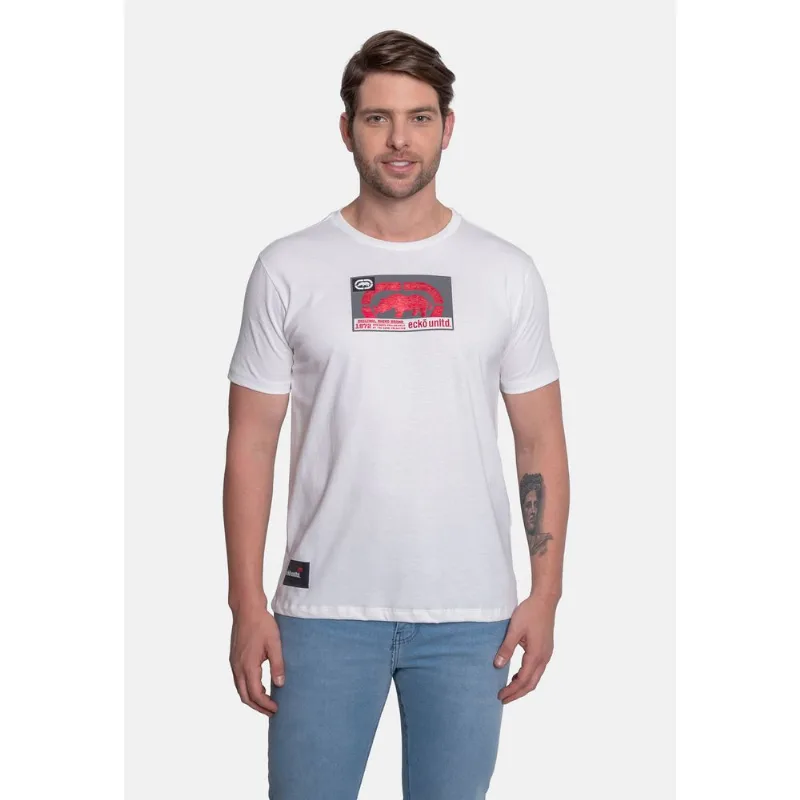 Camiseta Ecko Masculina Galaxy Branca - M