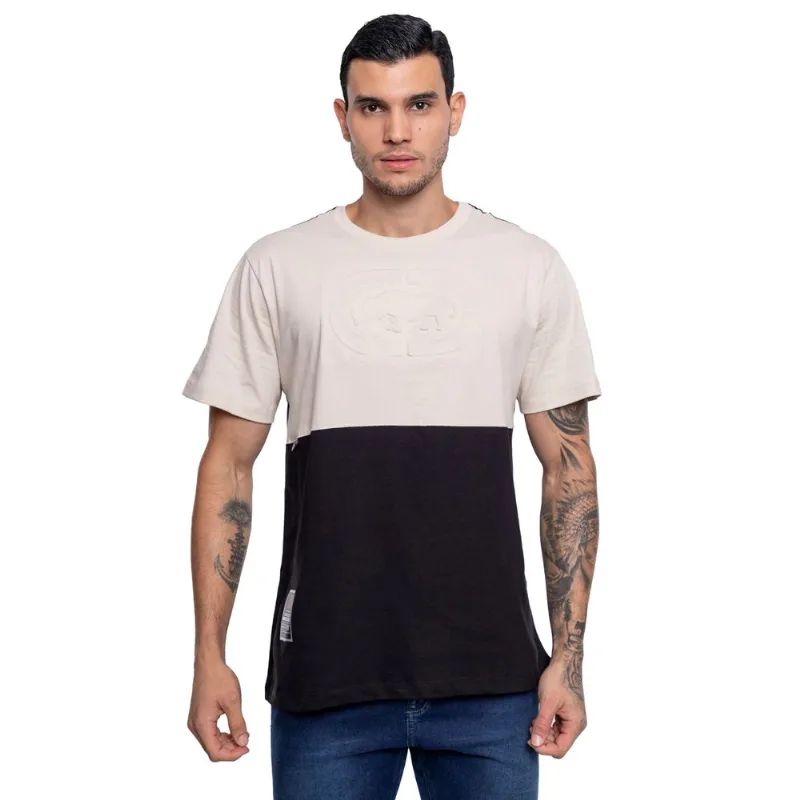Camiseta Ecko Especial Areia e Preta - G