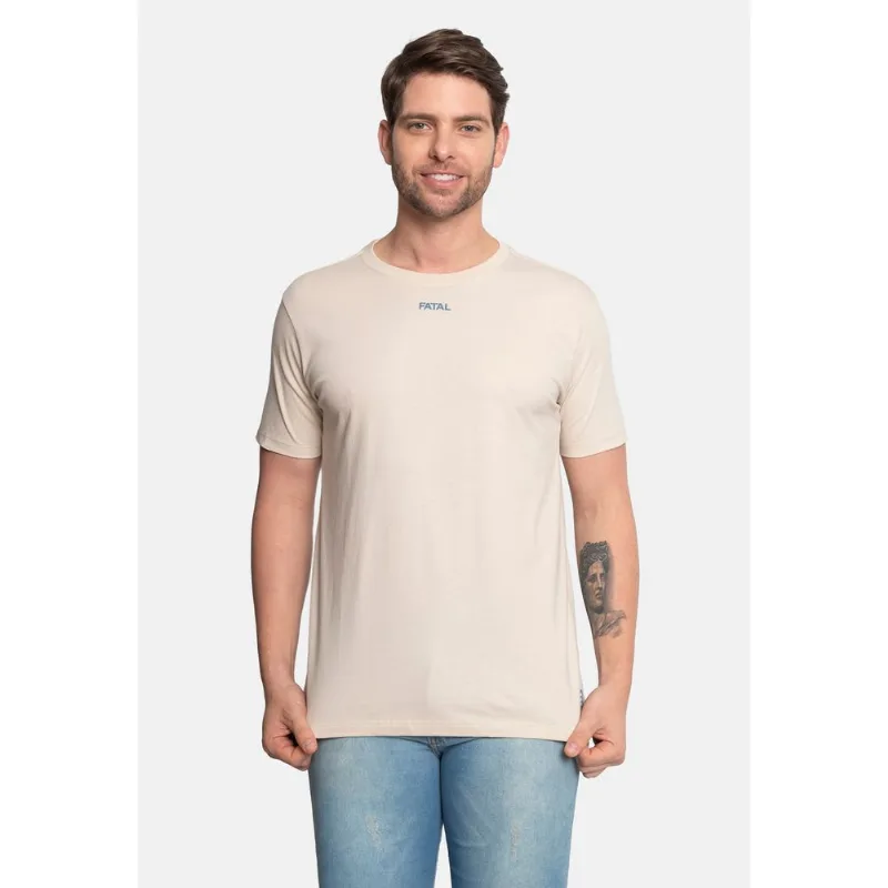 Camiseta Fatal Estampada Areia - M
