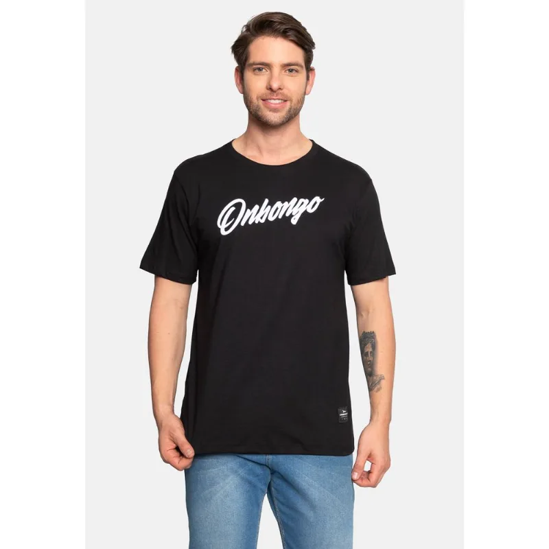 Camiseta Onbongo Estampada Preta - P